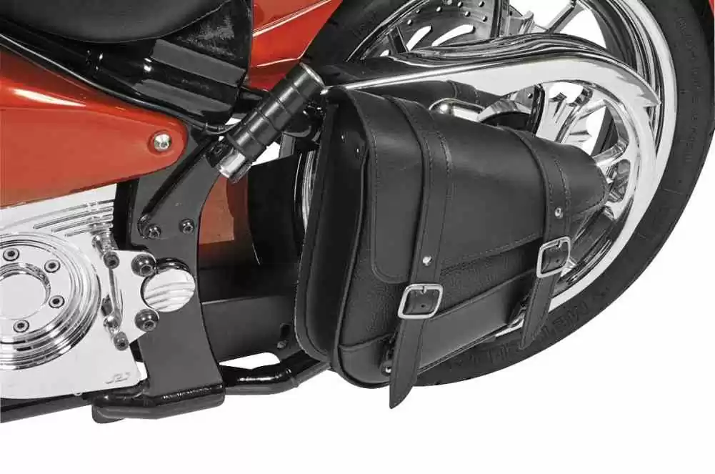 Willie And Max Revolution Universal Swingarm Dual Shock Motorcycle Saddlebags - Image 2