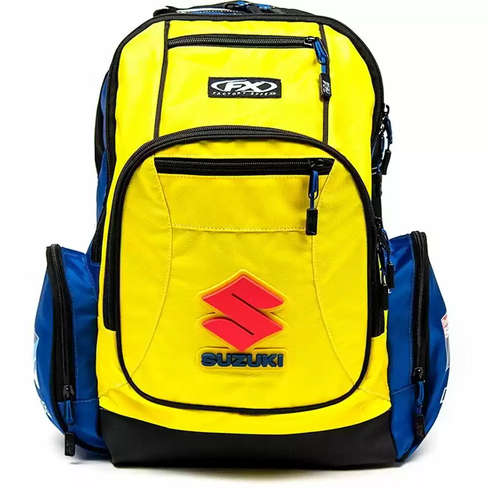 Factory Effex Suzuki Premium Backpacks - Yellow - Image 3