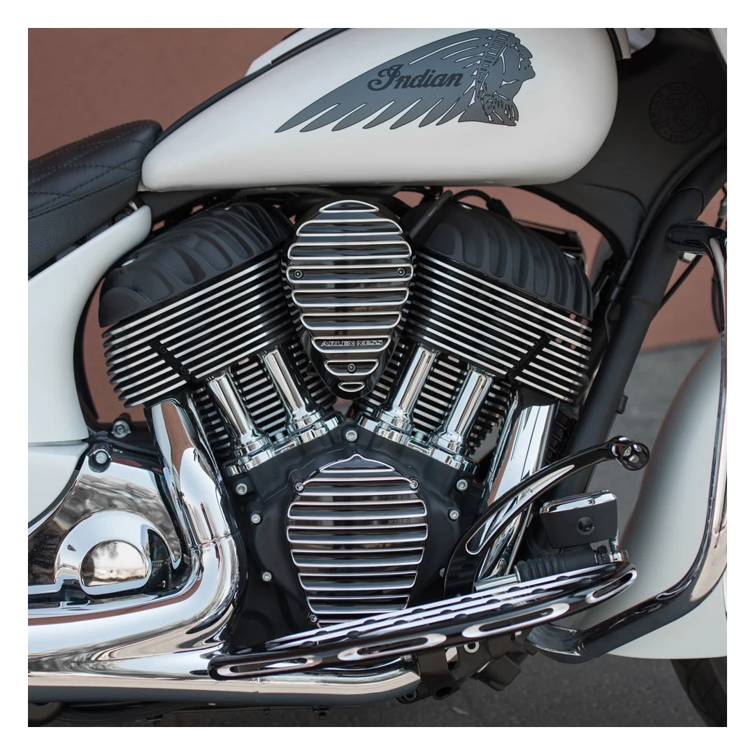Arlen Ness Finned Horn Cover For Indian 2014-2023 - Image 6