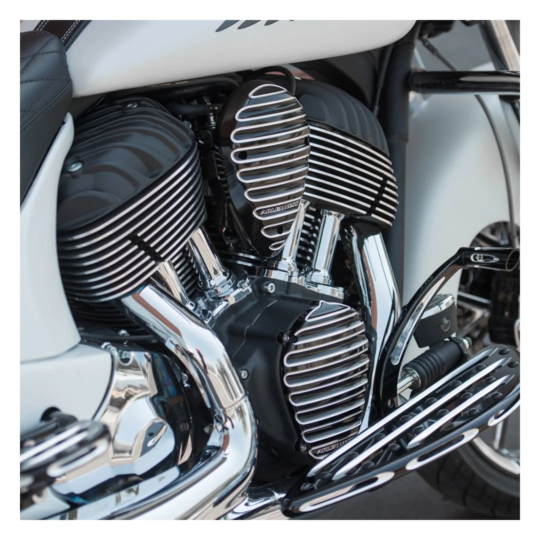 Arlen Ness Finned Horn Cover For Indian 2014-2023 - Image 7