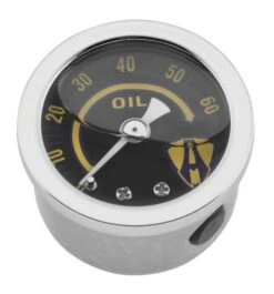 Arlen Ness Ness Liquid Filled Oil Pressure Gauge