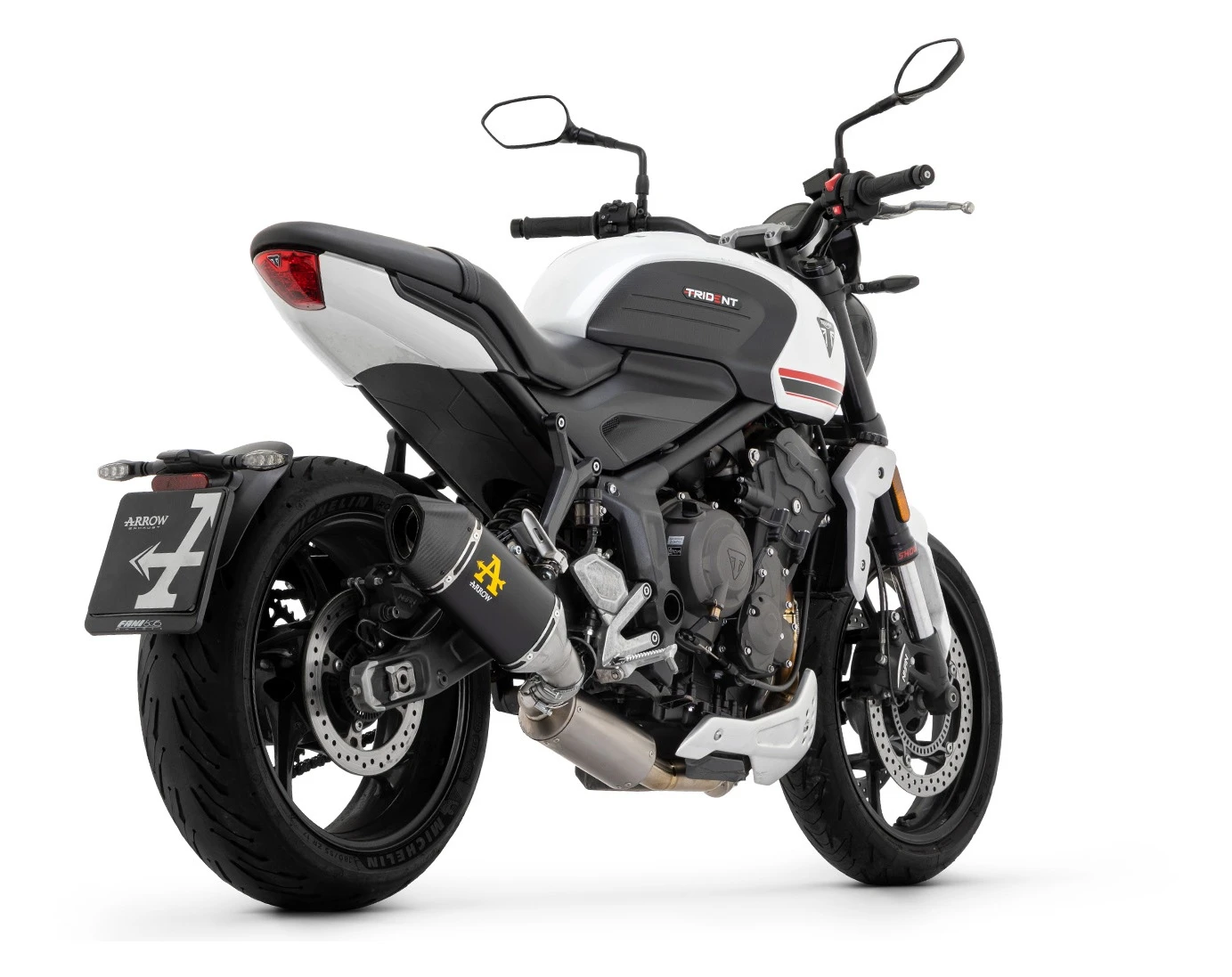 Arrow Veloce Exhaust System Triumph Trident 660 2021-2023 - Image 2