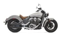 Bassani 3" Slip-On Mufflers For Indian Scout 2017-2023