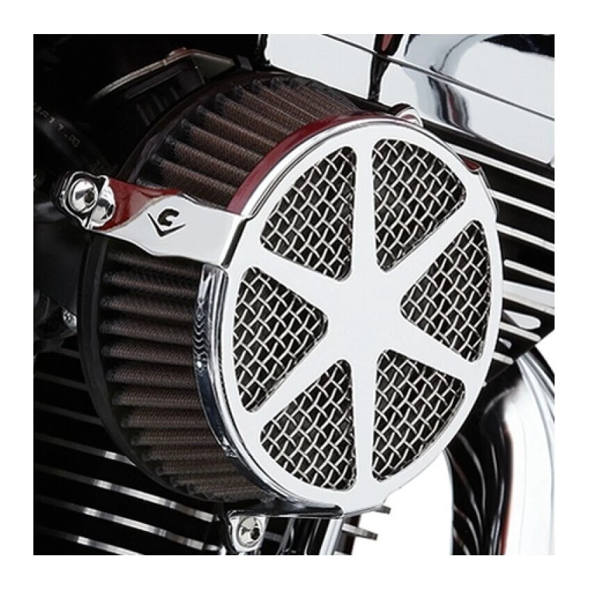 Cobra Spoke Air Intake For Harley Touring 2017-2023 Black / Chrome [Previously Installed] - Image 2