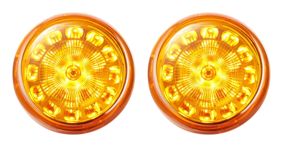 Custom Dynamics ProBEAM LED Front Turn Signal Inserts For Harley 2000-2023