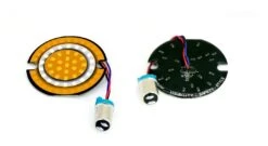 Cyron Wide View LED Pancake Turn Signal Inserts For Harley Touring / Softail 1986-2022