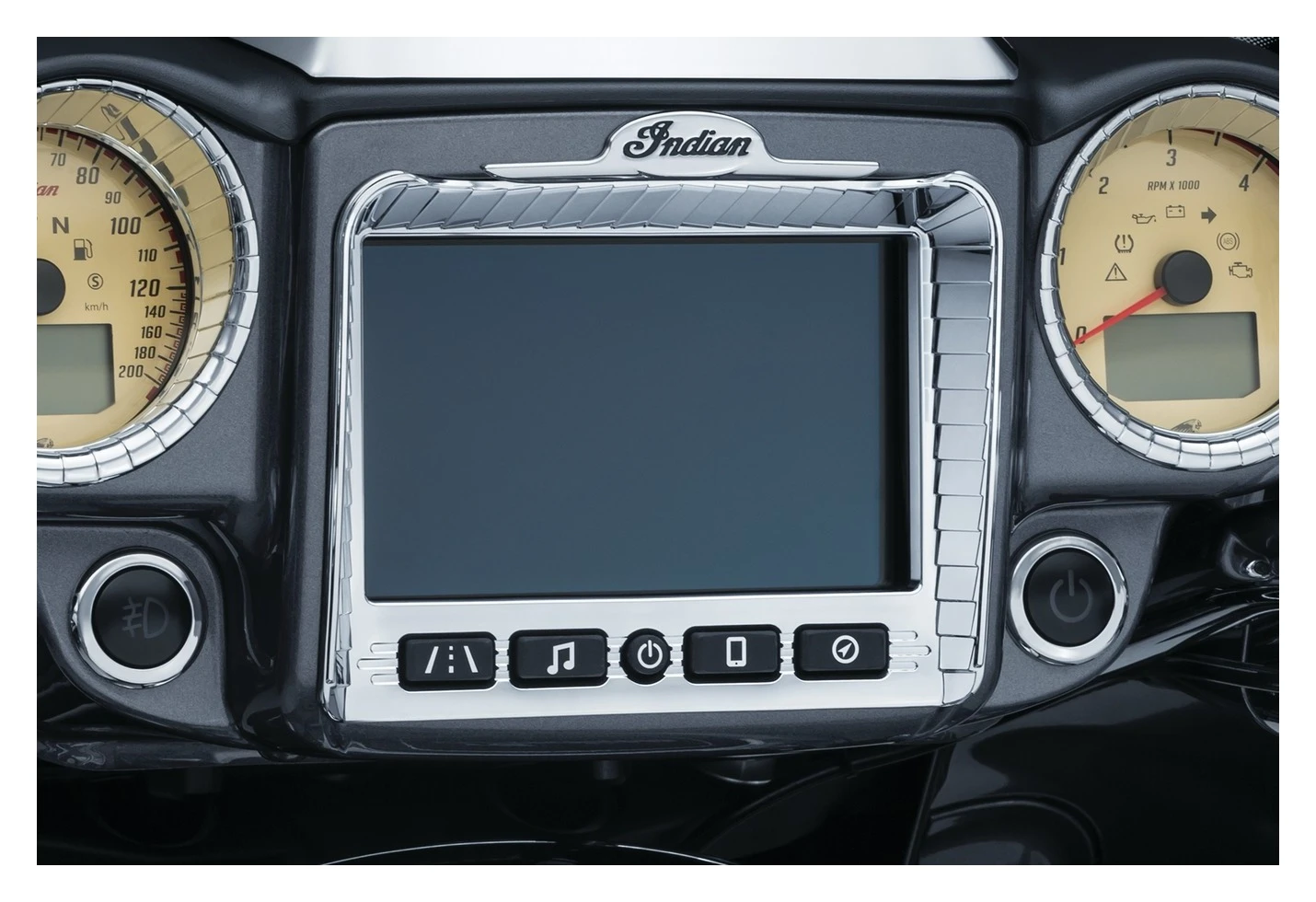 Kuryakyn Aztec Stereo Accent For Indian 2017-2019 - Image 6