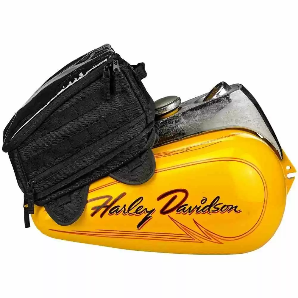 Biltwell Exfil-11 Black Padded Mens Motorcycle Tank Bags - Image 13