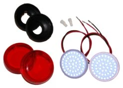 Letric Lighting Co. Rear Turn Signal Inserts For Indian 2014-2023