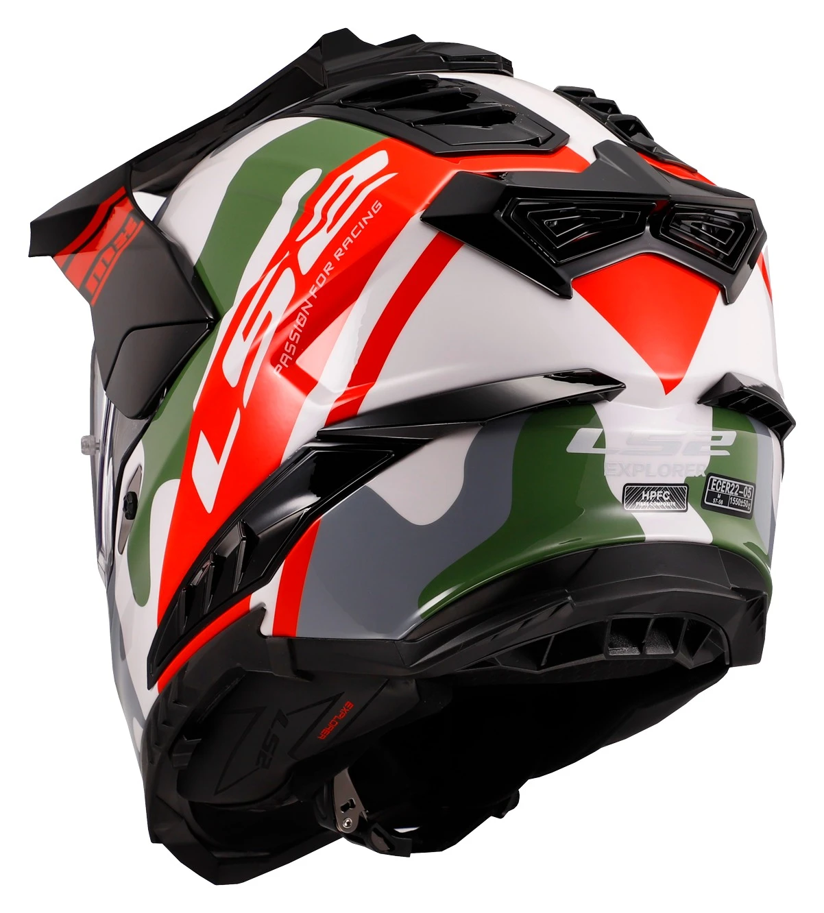 LS2 Explorer Camo X Helmet - Image 3