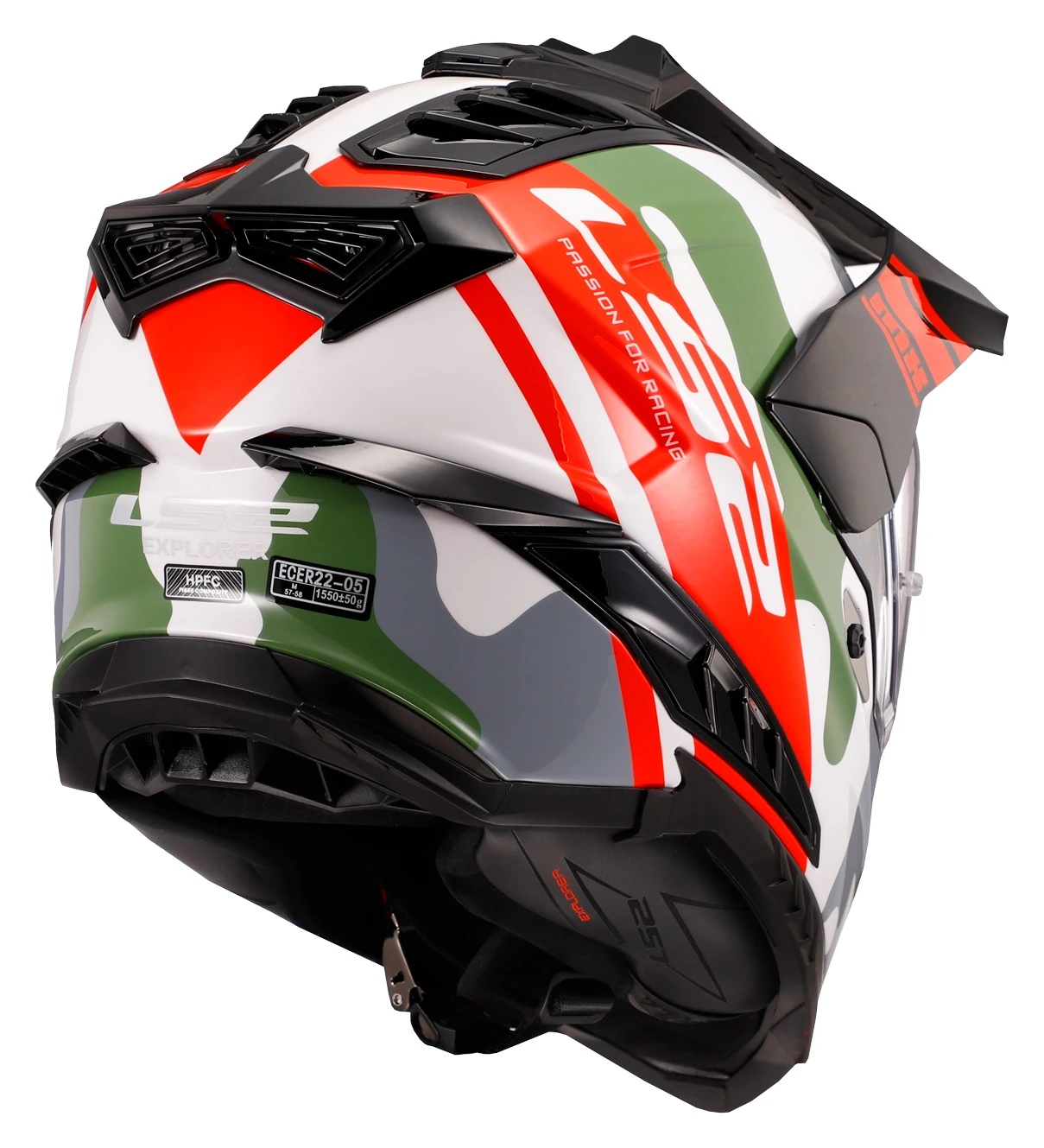 LS2 Explorer Camo X Helmet - Image 4