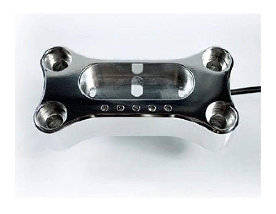 Motogadget Motoscope Mini Metric Handlebar Top Clamp With LED Indicator Lights 7/8" / Polished [Blemished - Very Good] - Image 2