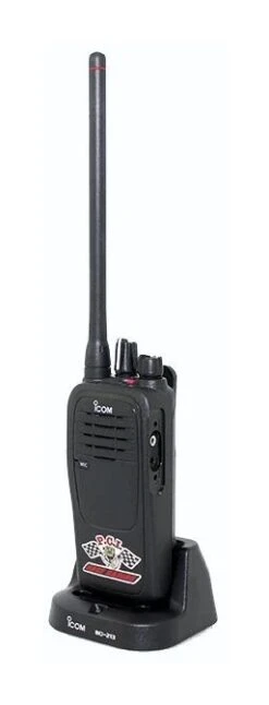 PCI Race Radios Icom F1000 Hand Held Radio W/ Rapid Charger