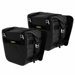 Nelson-Rigg SE-3050 Black Deluxe Adventure Dry Motorcycle Saddlebags