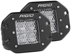 Rigid D-Series Pro LED Flush Mount Lights - Dual Pack