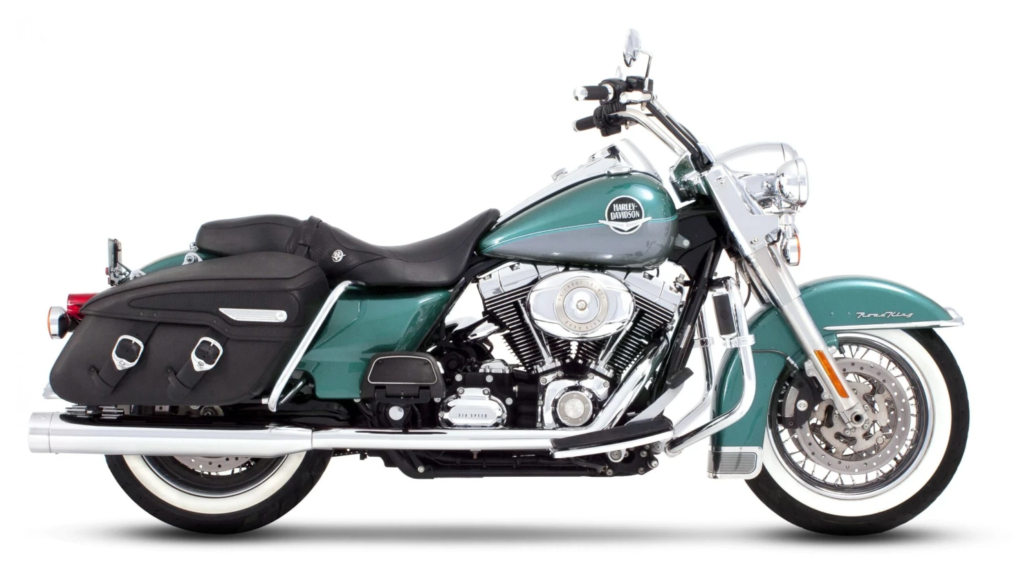 Rinehart 4" True Duals Exhaust For Harley Touring 1995-2008 - Image 3