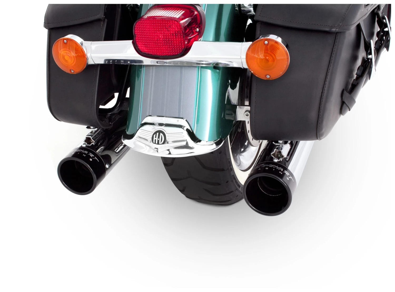 Rinehart 4" True Duals Exhaust For Harley Touring 1995-2008 - Image 2