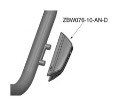 Rizoma Replacement Aluminum Slider For Engine Protection Bars BMW R1250GS / R9T