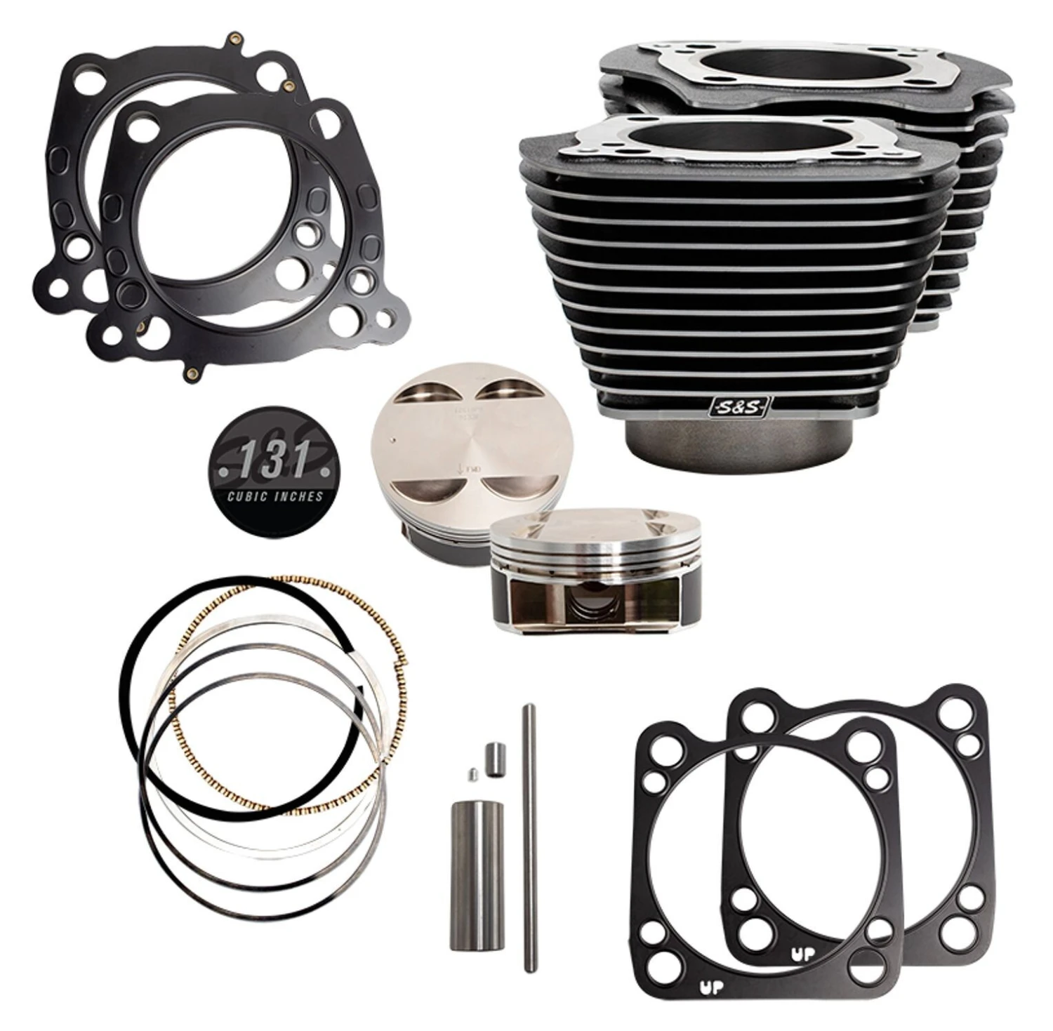 S&S Cycle 131" Big Bore Stroker Cylinder & Piston Kits For Harley Milwaukee-Eight 2017-2023 - Image 3
