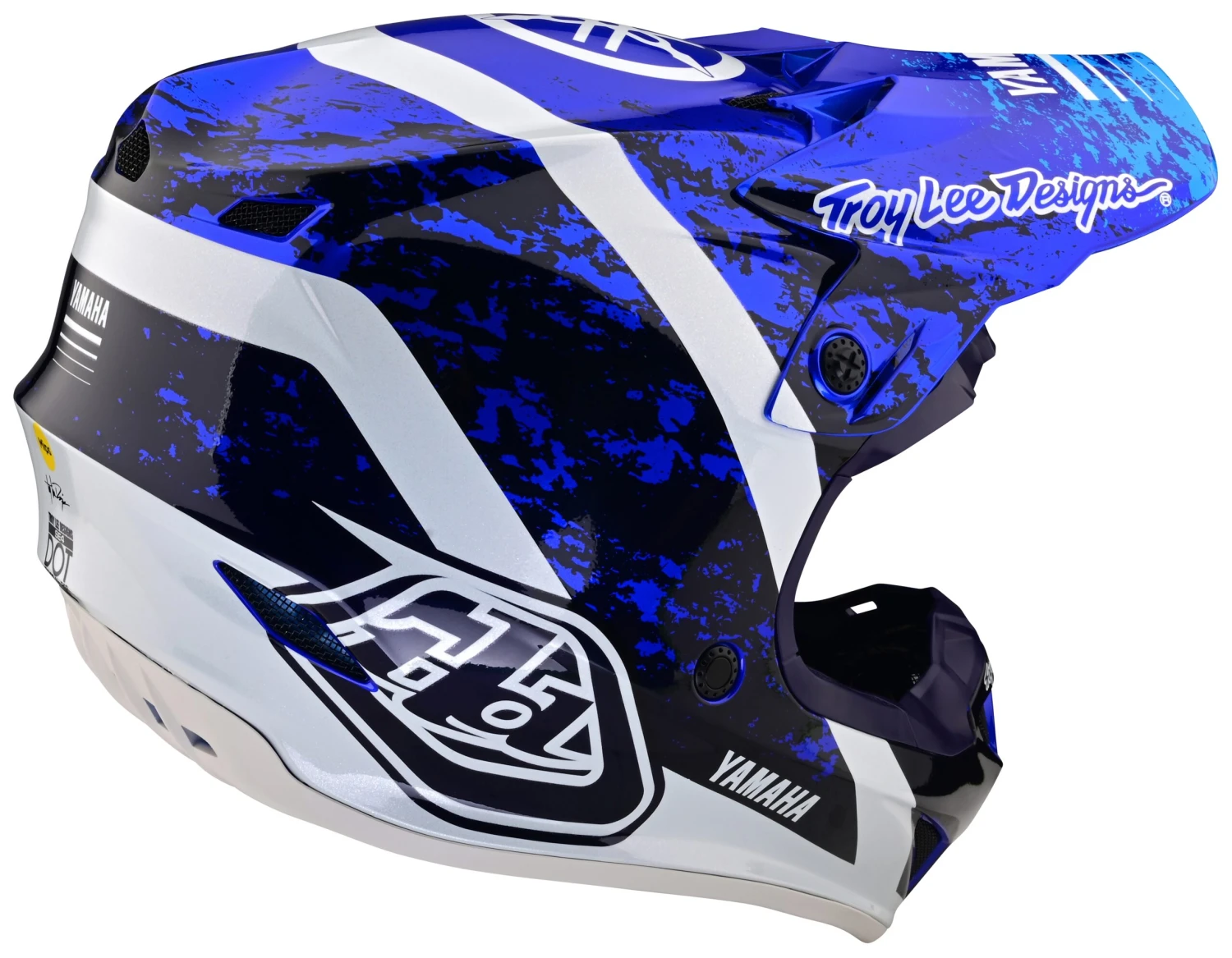Troy Lee Designs Troy Lee SE4 Polyacrylite Yamaha Helmet - Image 3
