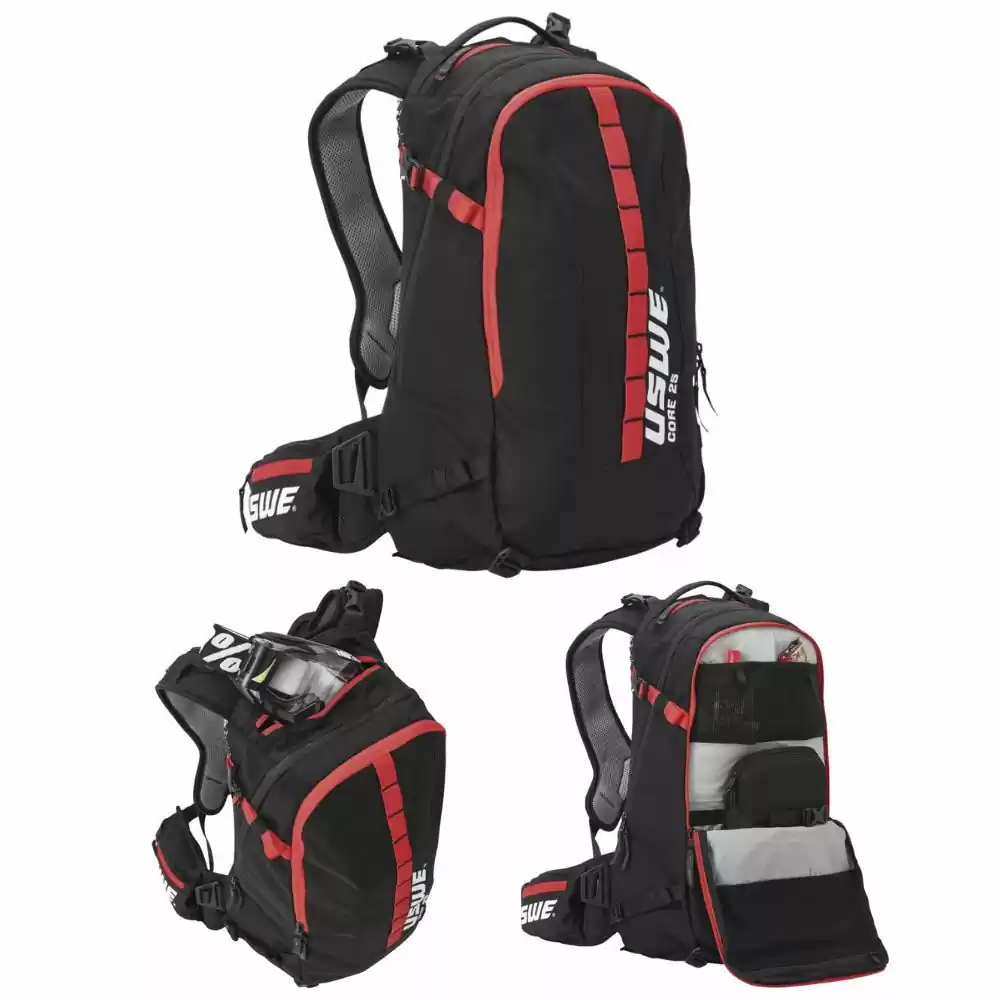 USWE Core Hydration Compatible Dual Sport Red Daypack-16 Liters